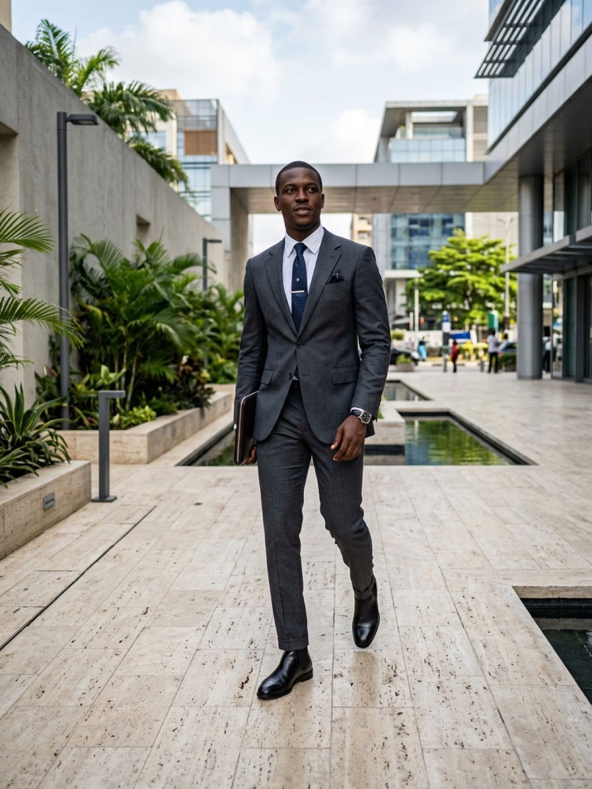 Charcoal Two-Piece Suit: view 1